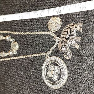 Wisdom Charm Layered Medallion Necklace